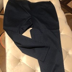 Blue/ black slacks w/ cute design (item#25)